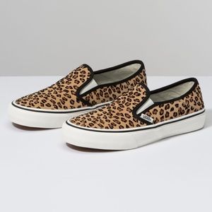 Vans Cheetah Slip Ons